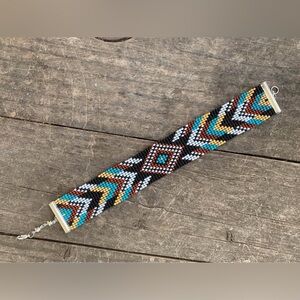 Handcrafted ‘Tree Star’ Seed Bead Bracelet